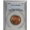 Image 1 : 1853 1C MS64 Red PCGS