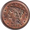 Image 1 : 1855 1C Knob on Ear MS65 Red and Brown PCGS