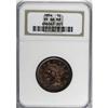 Image 3 : 1854 1C PR66 Red and Brown NGC