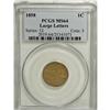 Image 1 : 1858 1C Large Letters MS64 PCGS