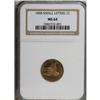 Image 1 : 1858 1C Small Letters MS64 NGC