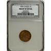 Image 3 : 1856 Flying Eagle Cent S-9 Proof VF Details NCS