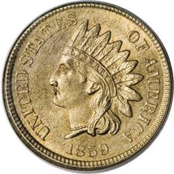 1859 1C MS65 PCGS
