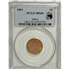 Image 1 : 1861 1C MS65 PCGS