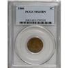 Image 1 : 1866 1C MS65 Brown PCGS