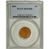Image 1 : 1869 1C MS63 Red and Brown PCGS