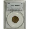 Image 1 : 1870 1C MS64 Red and Brown PCGS
