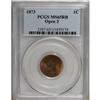 Image 1 : 1873 1C Open 3 MS65 Red and Brown PCGS