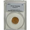 Image 3 : 1873 1C Closed 3 MS65 Red and Brown PCGS
