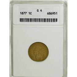 1877 1C Good 4 ANACS
