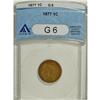 Image 1 : 1877 1C Good 6 ANACS