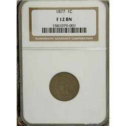 1877 1C Fine 12 NGC