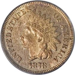 1878 1C MS65 Red PCGS