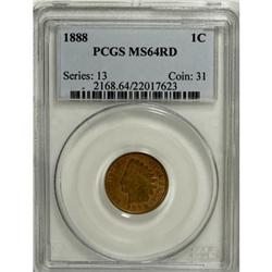 1888 1C MS64 Red PCGS