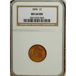 1894 1C MS64 Red NGC