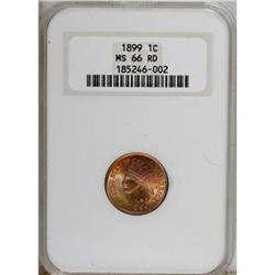 1899 1C MS66 Red NGC