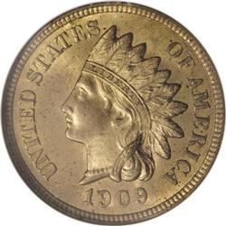 1909-S 1C MS64 Red NGC
