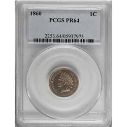 1860 1C PR64 PCGS