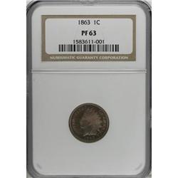 1863 1C PR63 NGC