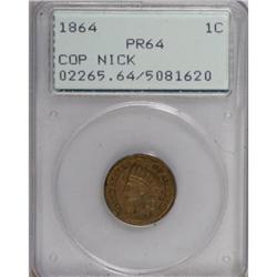 1864 1C Copper-Nickel PR64 PCGS