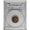 Image 1 : 1869 1C PR64 Red Cameo PCGS