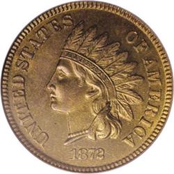 1872 1C PR66 Red and Brown PCGS