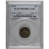 Image 3 : 1874 1C PR65 Cameo PCGS