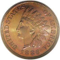 1886 1C Type One PR66 Red and Brown PCGS