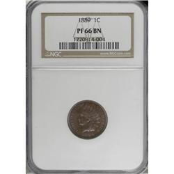 1889 1C PR66 Brown NGC