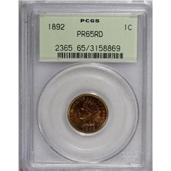 1892 1C PR65 Red PCGS