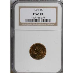 1904 1C PR66 Red and Brown NGC