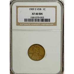 1909-S VDB 1C XF40 NGC