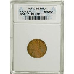 1909-S VDB 1C AU53 Details ANACS