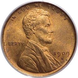 1909-S VDB 1C MS64 Red and Brown PCGS