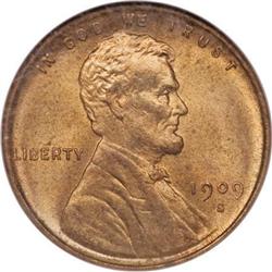 1909-S VDB 1C MS63 Red NGC