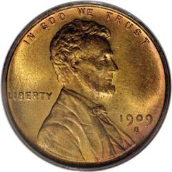 1909-S VDB 1C MS65 Red PCGS