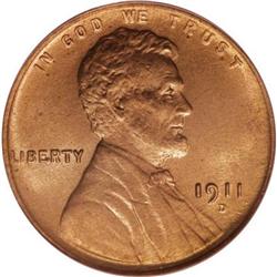 1911-D 1C MS66 Red PCGS