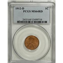 1912-D 1C MS64 Red PCGS