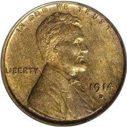1914-D 1C MS64 Brown PCGS