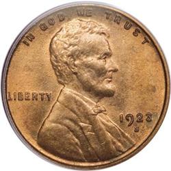 1923-S 1C MS64 Red and Brown PCGS
