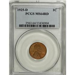 1925-D 1C MS64 Red PCGS