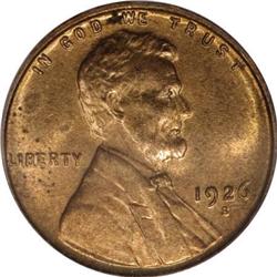 1926-S 1C MS64 Red PCGS