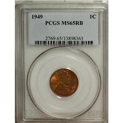 1949 1C MS65 Red and Brown PCGS