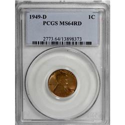 1949-D 1C MS64 Red PCGS