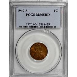 1949-S 1C MS65 Red PCGS
