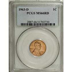1963-D 1C MS66 Red PCGS