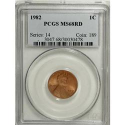 1982 1C MS68 Red PCGS