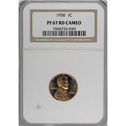 1950 1C PR67 Deep Cameo NGC