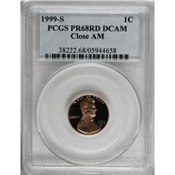 1999-S 1C Close AM PR68 Deep Cameo PCGS