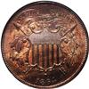 Image 1 : 1864 2C Small Motto MS65 Red and Brown NGC